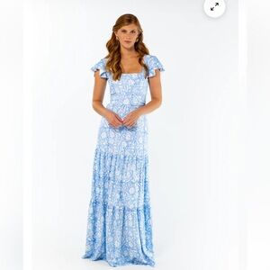 Smith & Quinn Isabella Ocean Mist dress size small - worn once